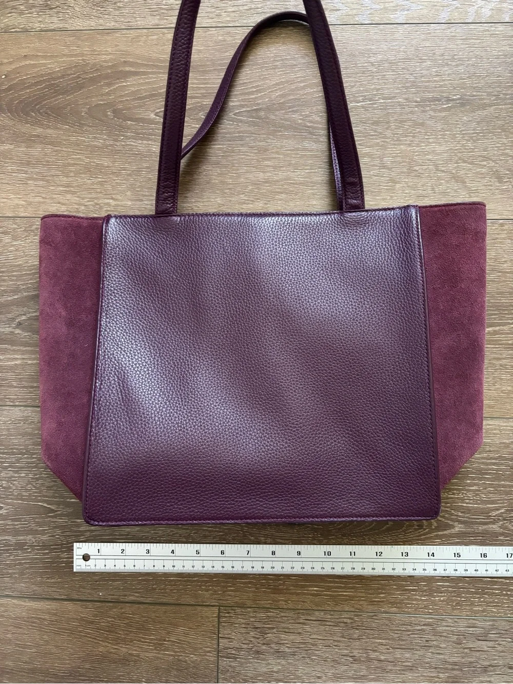 Kate Spade Burgundy Tassel Tote Bag